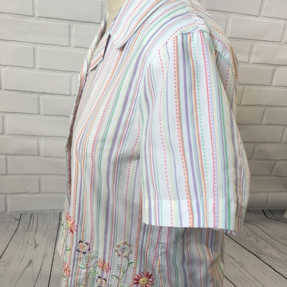 🔥4/$20🔥Alfred Dunner Embroidered Top - Picture 4 of 7